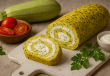 Руло от тиквички и крема сирене