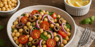 Салата от нахут