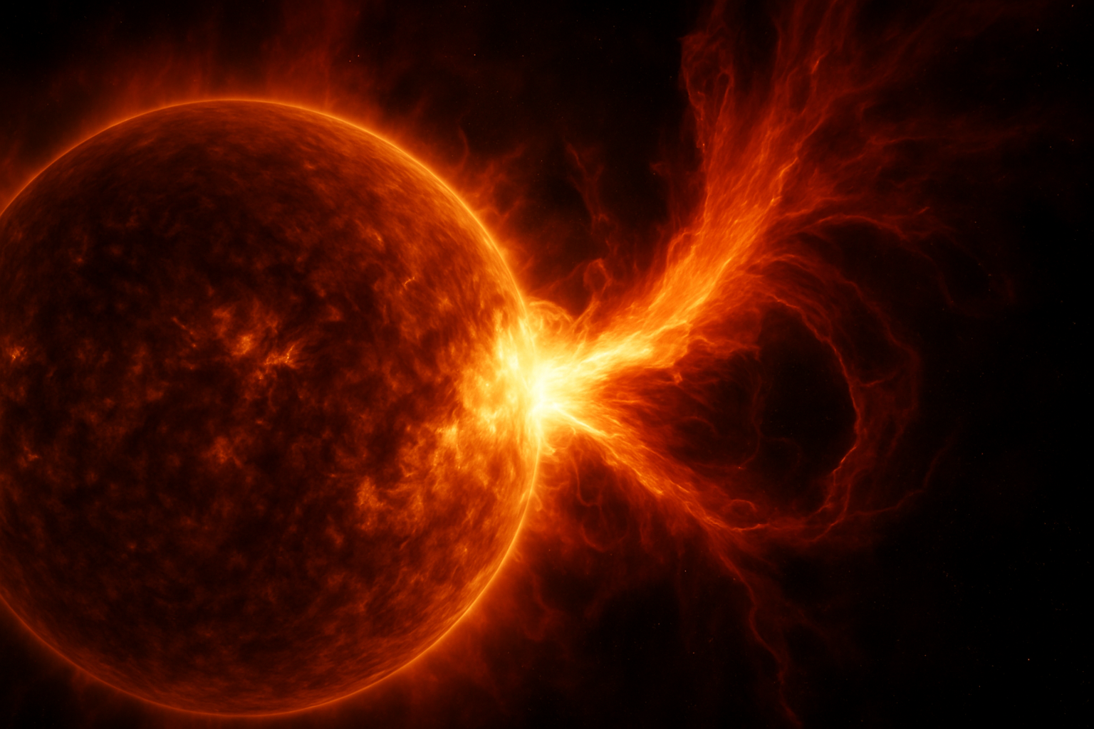 На 14 май 2025 г Слънцето излъчи най мощното слънчево изригване