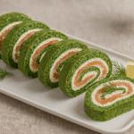 Спаначеното руло с пушена сьомга