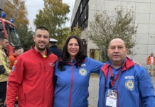 Веселина, Румен и Георги, по време на обученията им