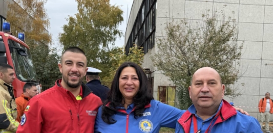 Веселина, Румен и Георги, по време на обученията им