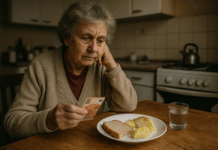 Жена със социална пенсия