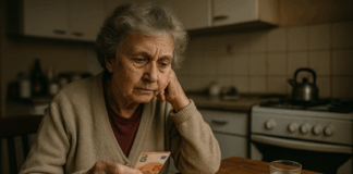 Жена със социална пенсия