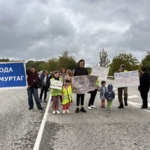 Жители на Омуртаг блокираха с протест пътя София-Варна