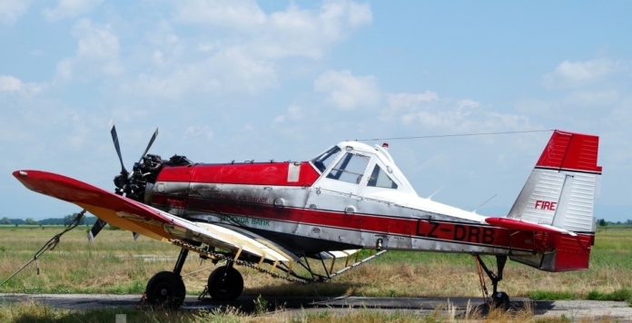 Аварирал самолет