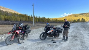 Български пътешественик с мотор в Азия