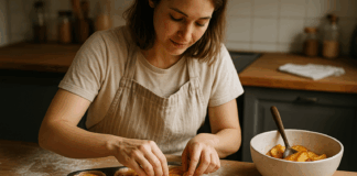 Бързи тарталети с праскови