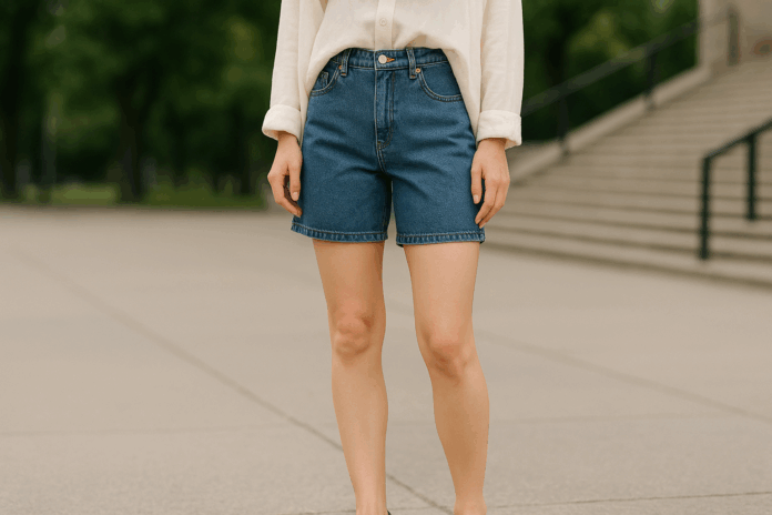 Дънкови летни панталони