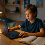 Дете на компютър