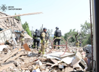 Разрушения в Запорожия, Украйна