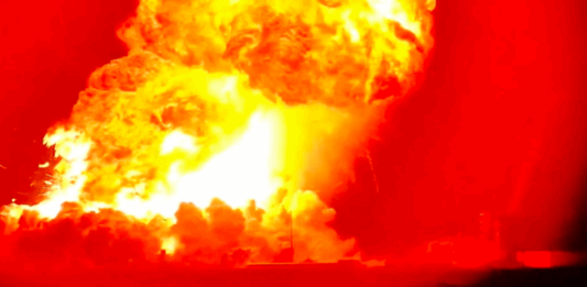 Избухване на ракетата Starship на SpaceX