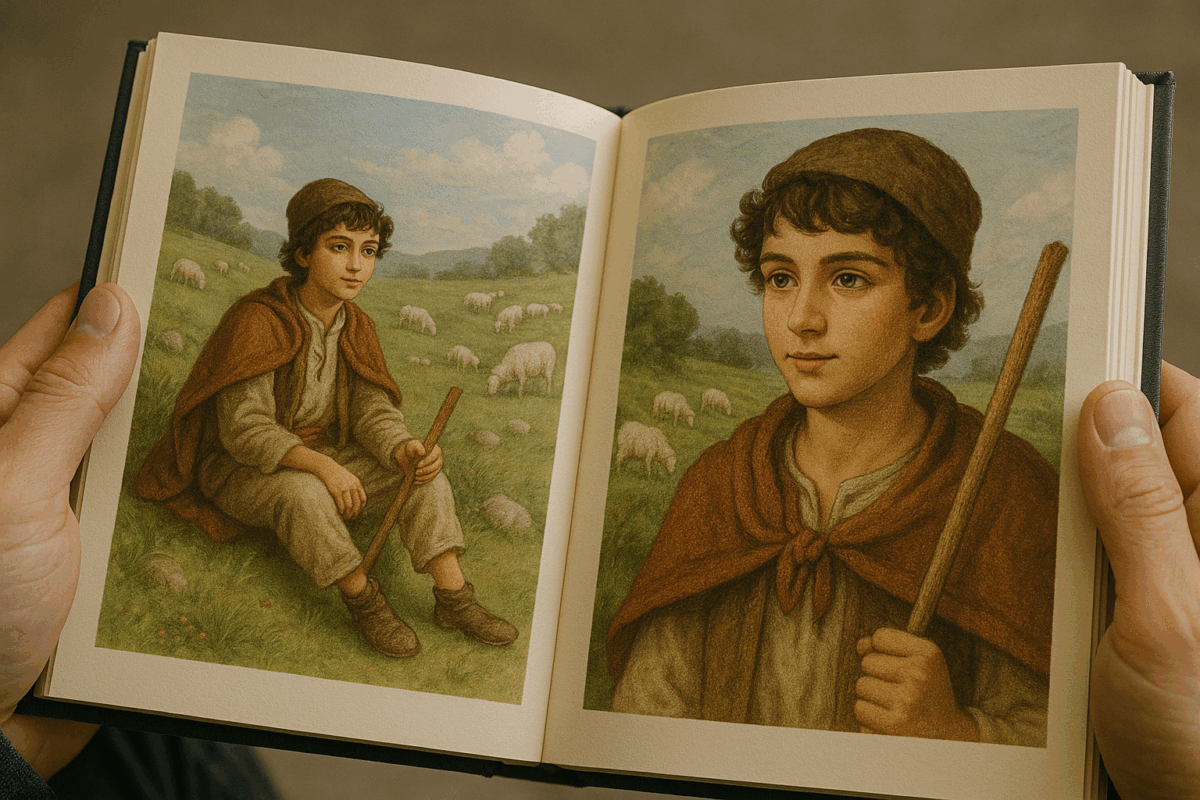 Изразът Този е голям Калитко произлиза от повестта Овчарчето Калитко