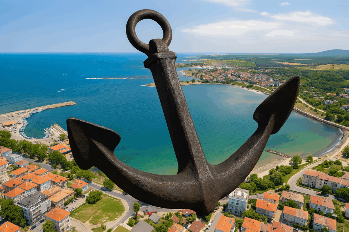 На 9 метра дълбочина край бреговете на лежи свидетел