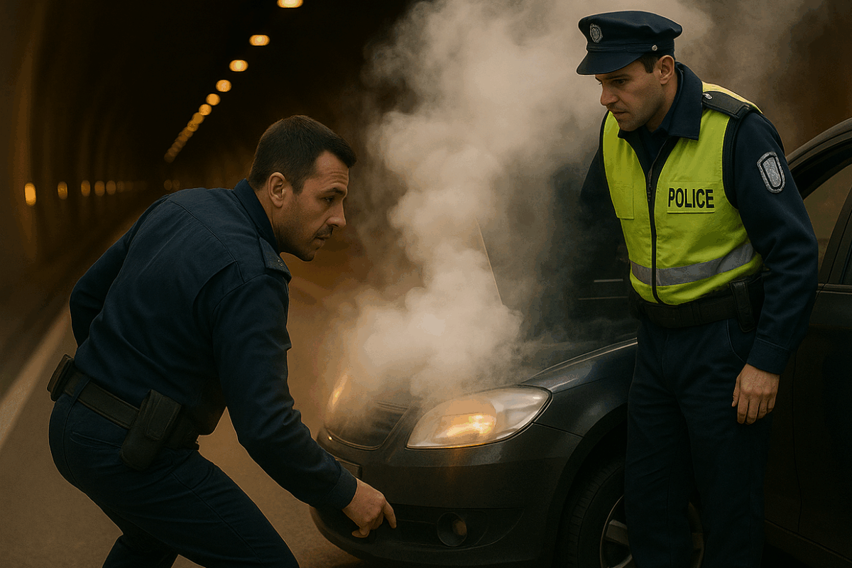 В някои дни животът не пита Просто включва аварийните светлини