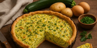 Пай с картофи и тиквички