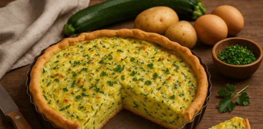 Пай с картофи и тиквички