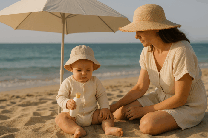 Почивка с бебе на море