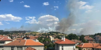 Пожарът край Карнобат