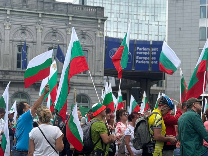 Протестът в Брюксел