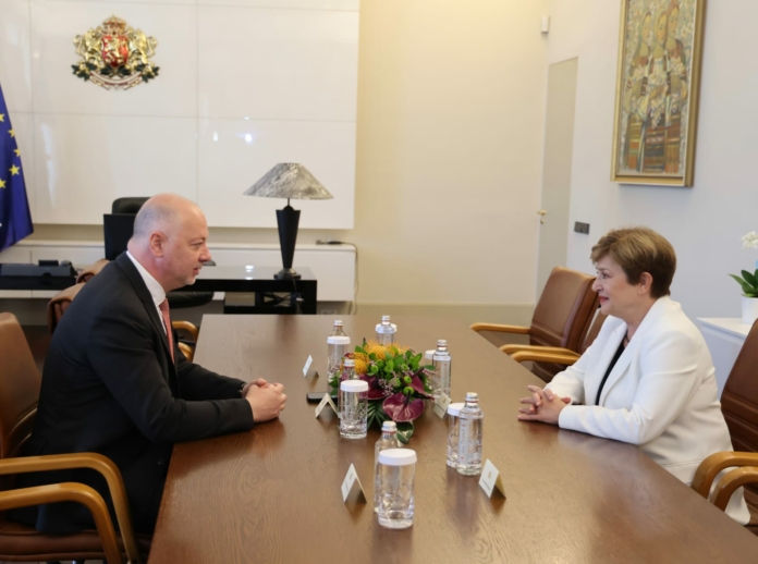 Росен Желязков и Кристалина Георгиева