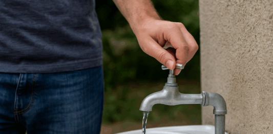 Спиране на водата