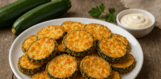 Тиквички с кашкавал