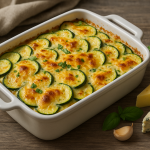 Тиквички Четири сирена на фурна