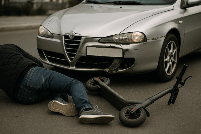 Пиян с тротинетка се блъсна в дрогиран шофьор в Бургас