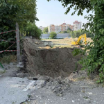 Унищожената пешеходна алея