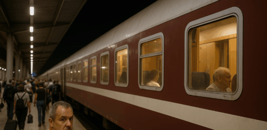 Нощен влак на БДЖ