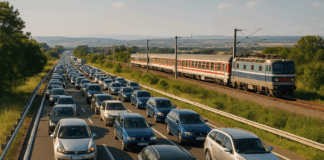 Влакове и задръствания по магистралите