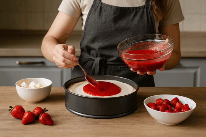 Ягодов чийзкейк