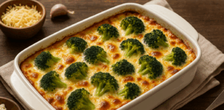 Запеканка с броколи