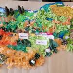 3D карта на България от рециклирани материали