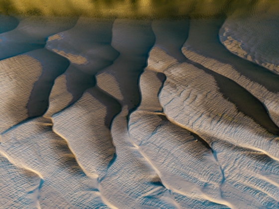 Оголените брегове на Дунав грай Русе. Снимката е от преподавател в катедра "Екология".