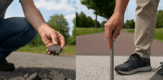 Асфалт в България и Австрия