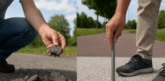 Асфалт в България и Австрия