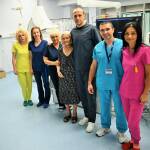 Екипът и пациентката