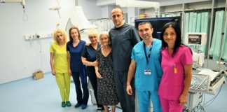 Екипът и пациентката