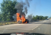 Горяща кола - Монтана