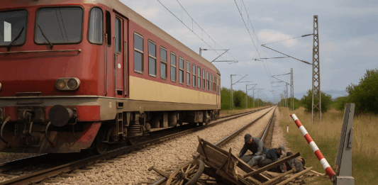 Инцидент с влак и каруца