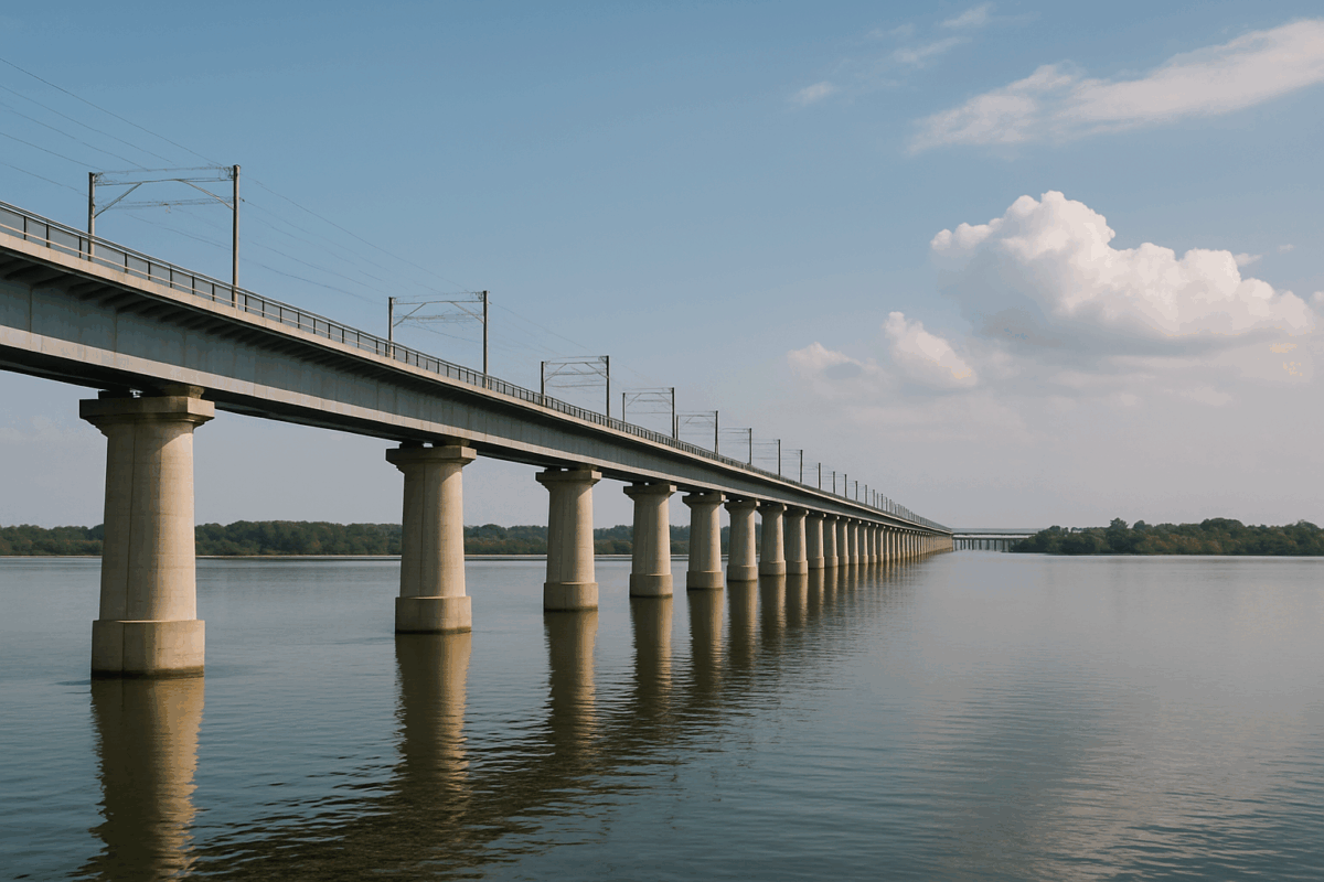 Трети мост над река Дунав при бел ред – втори