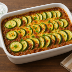 Мусака от тиквички и кайма