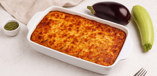 Мусака с тиквички и патладжан
