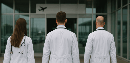 Напускащи млади лекари