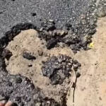 Асфалт, който се рони с пръсти: Скандален ремонт в Хайредин разгневи Северозапада Новият асфалт