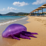 Опасни лилави медузи