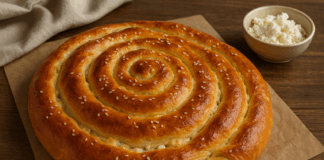 Питка охлюв със сирене