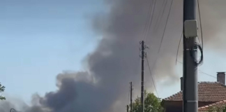 Пожарът край Лесово